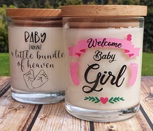 Baby Shower Soy Candles - NZ made