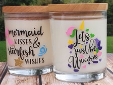 Mermaid & Unicorn Soy Candles - NZ made