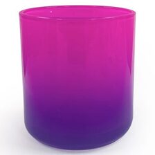 Pink / Purple Large Candle